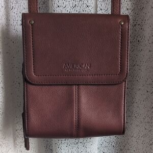 American Leather Co. Rich Brown Crossbody Bag